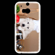 Coque HTC One M8s Chiot chef cuisinier