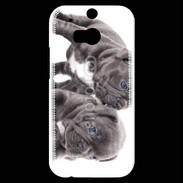 Coque HTC One M8s Duo de bulldog français 5