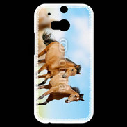 Coque HTC One M8s Course de chevaux