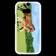 Coque HTC One M8s Cheval et poulain 2