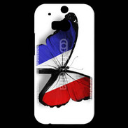 Coque HTC One M8s Papillon france