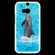 Coque HTC One M8s Spectacle de dauphin