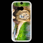 Coque HTC One M8s Lion Roi des animaux