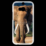 Coque HTC One M8s Éléphant de face