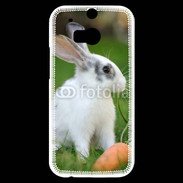 Coque HTC One M8s Lapin et carotte