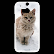 Coque HTC One M8s Chat dans la neige