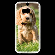 Coque HTC One M8s Chiot cocker Spaniel
