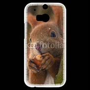 Coque HTC One M8s Portrait d'un écureuil avec une noisette