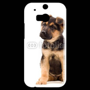Coque HTC One M8s Portrait chiot Berger allemand