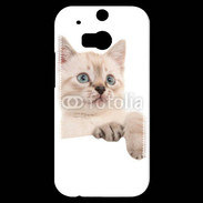 Coque HTC One M8s Petit chaton en portrait
