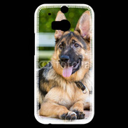 Coque HTC One M8s Portrait d'un berger allemand adulte