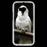 Coque HTC One M8s Parrot blanc 10
