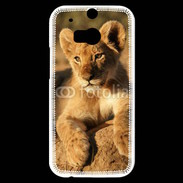 Coque HTC One M8s Portrait de lionceau 100