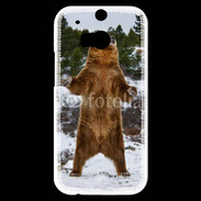 Coque HTC One M8s Grizzly en colère