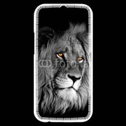 Coque HTC One M8s Superbe portrait de lion