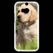 Coque HTC One M8s Portrait de chiot Labrador 800
