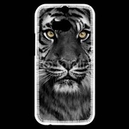 Coque HTC One M8s Tigre les yeux dans les yeux