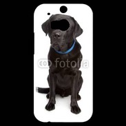 Coque HTC One M8s Labrador noir adulte 600