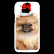 Coque HTC One M8s Chiot de noël 800