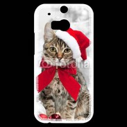 Coque HTC One M8s chat de noël 500