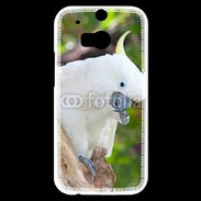 Coque HTC One M8s Oiseau Cacatoès blanc 25
