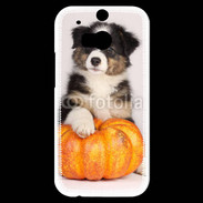 Coque HTC One M8s Chiot Berger Australien 25
