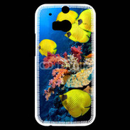 Coque HTC One M8s Poisson Tropical 2