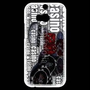 Coque HTC One M8s Illustration Casino