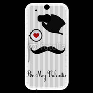 Coque HTC One M8s Valentine's day card