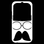 Coque HTC One M8s Moustache 3
