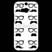 Coque HTC One M8s Moustache 4