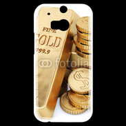 Coque HTC One M8s Lingot et pièces d'or