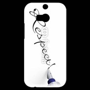 Coque HTC One M8s Respect