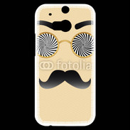 Coque HTC One M8s Moustache 5