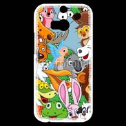 Coque HTC One M8s Animaux cartoon