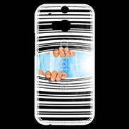 Coque HTC One M8s Code barre ensoleillé