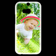 Coque HTC One M8s Sourire de bébé en plein air