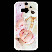 Coque HTC One M8s Sourire de bébé en rose