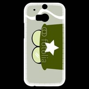 Coque HTC One M8s Moustache et cigare