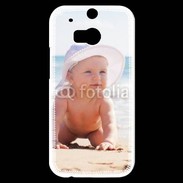 Coque HTC One M8s Bébé à la plage