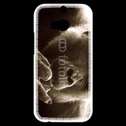 Coque HTC One M8s Singe faisant un fuck