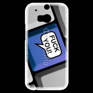 Coque HTC One M8s Clavier humour fuck you