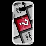 Coque HTC One M8s Humour clavier ordinateur