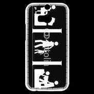 Coque HTC One M8s humour panneau 2