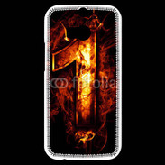 Coque HTC One M8s Un en feu