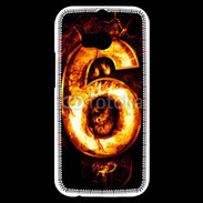 Coque HTC One M8s Six en feu