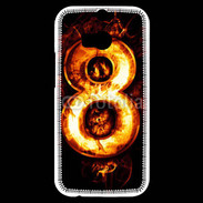 Coque HTC One M8s Huit en feu