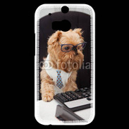 Coque HTC One M8s Chien informaticien