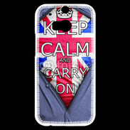 Coque HTC One M8s Keep Calm Businessman