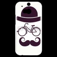 Coque HTC One M8s Moustache vélo 10